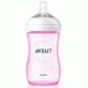 Avent Natural cumisüveg 260ml rózsaszín BPA mentes