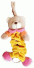 BabyBruin Plüss harmónika zenélő színes maci 32cm 55043705